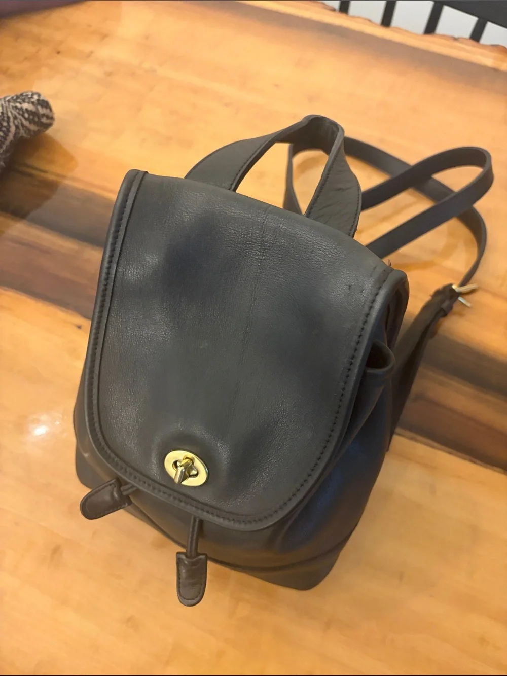 Vintage coach mini backpack